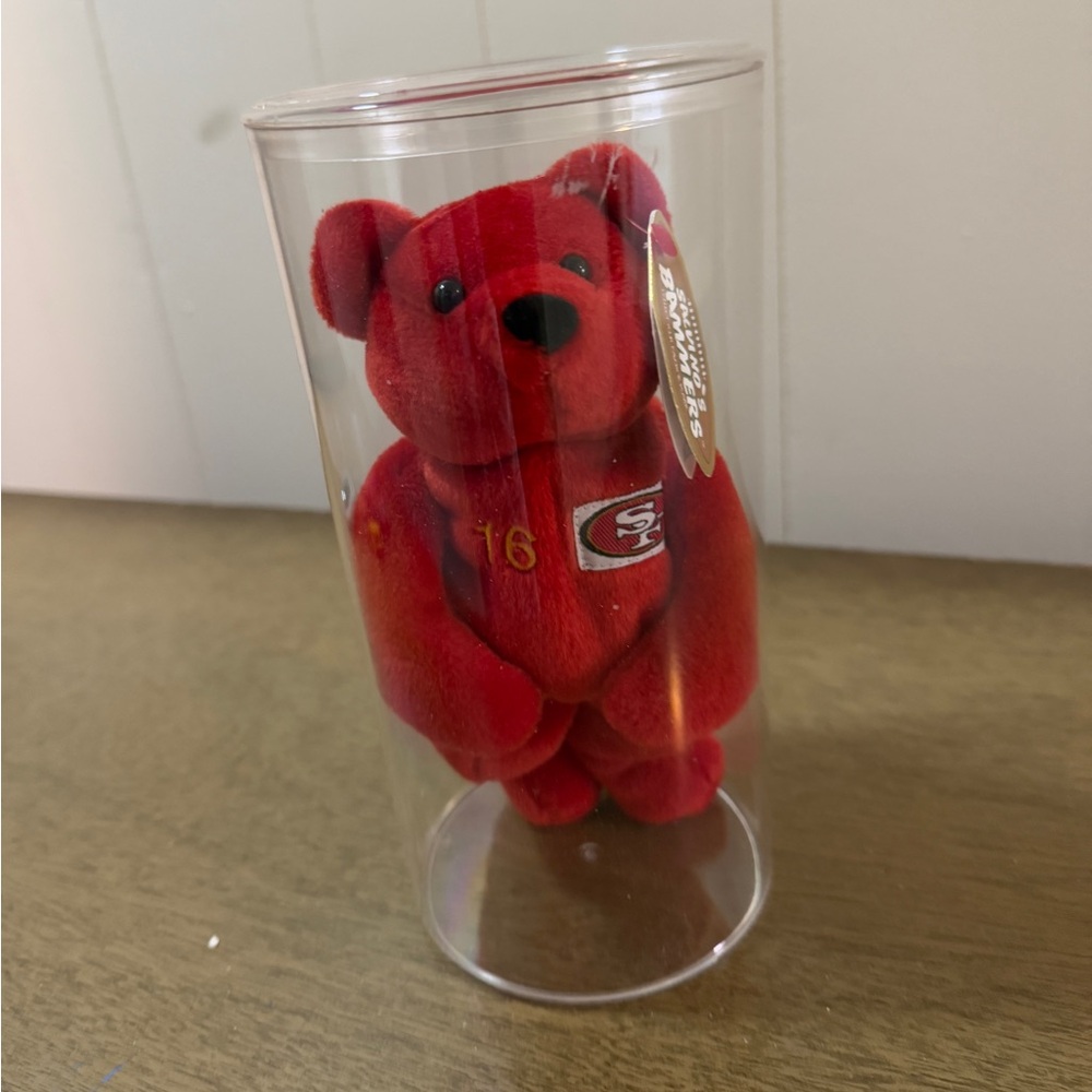Salvino's Bammers Beanie Bear. 1999  Series #8 Steve Young